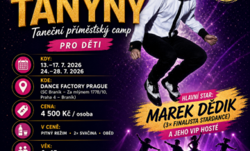 HVĚZDNÉ TANYNY – TANEČNÍ PŘÍMĚSTSKÝ CAMP
