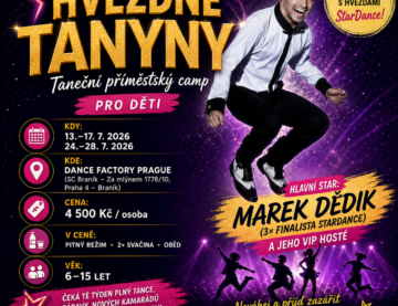 HVĚZDNÉ TANYNY – TANEČNÍ PŘÍMĚSTSKÝ CAMP