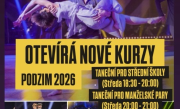 NOVÉ KURZY LOSINÁ – TANEČNÍ PRO STŘEDNÍ ŠKOLY / TANEČNÍ PRO MANŽELSKÉ PÁRY
